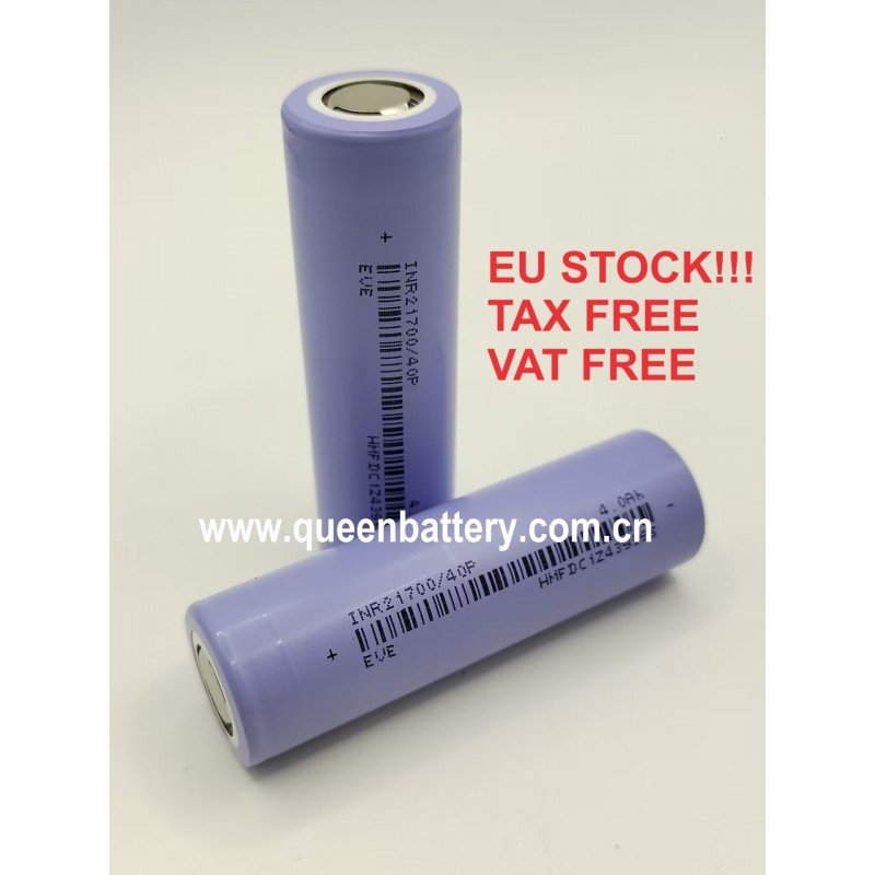 (EU STOCK!!)EVE 21700 40P 3.6V 4000mah 50A battery cell INR21700/40P